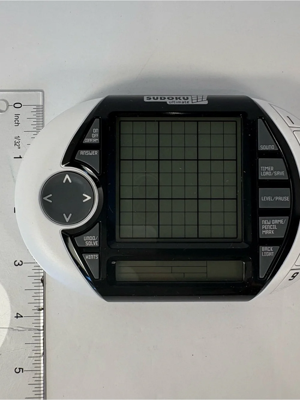 Sudoku ULTIMATE Electronic Handheld LCD Travel Game Screen WORKS